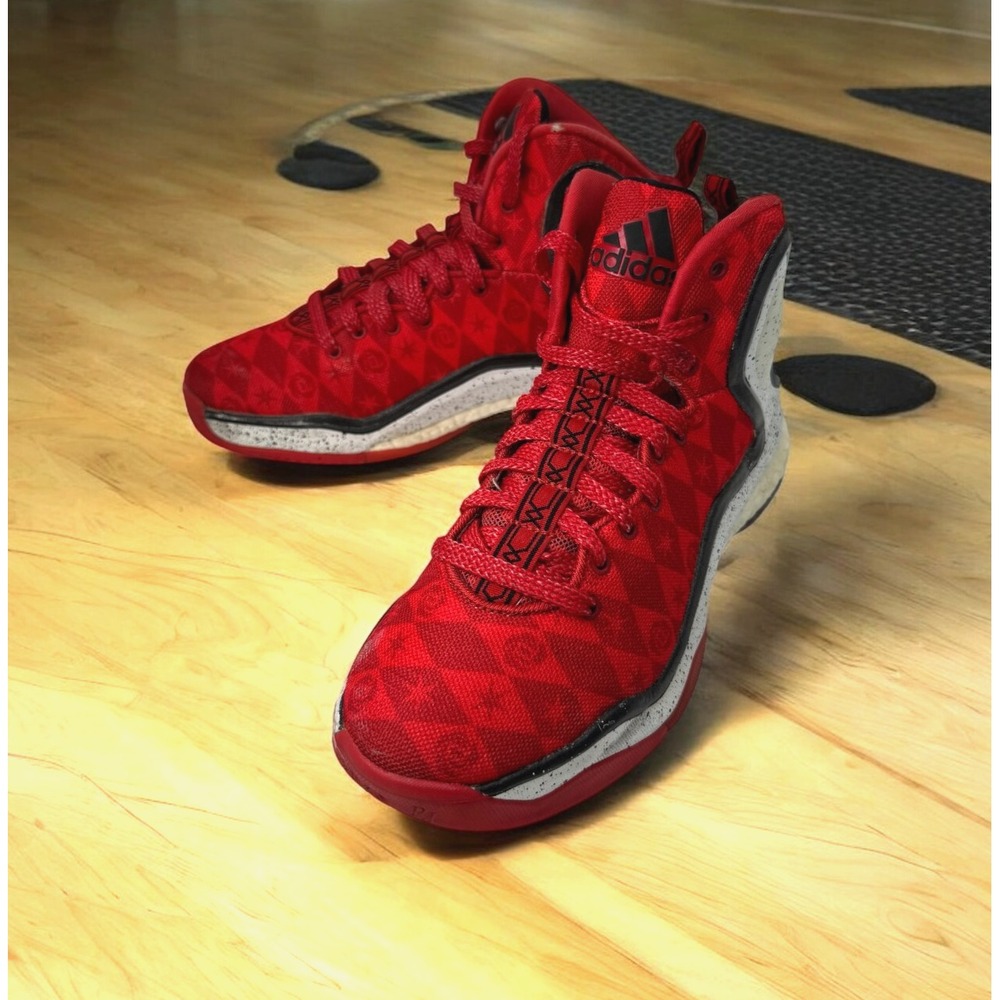 Adidas Sneakers Derrick Rose‎ 5 Boost "Brenda" PJ C77898 Size 5 Red D 2014 NBA